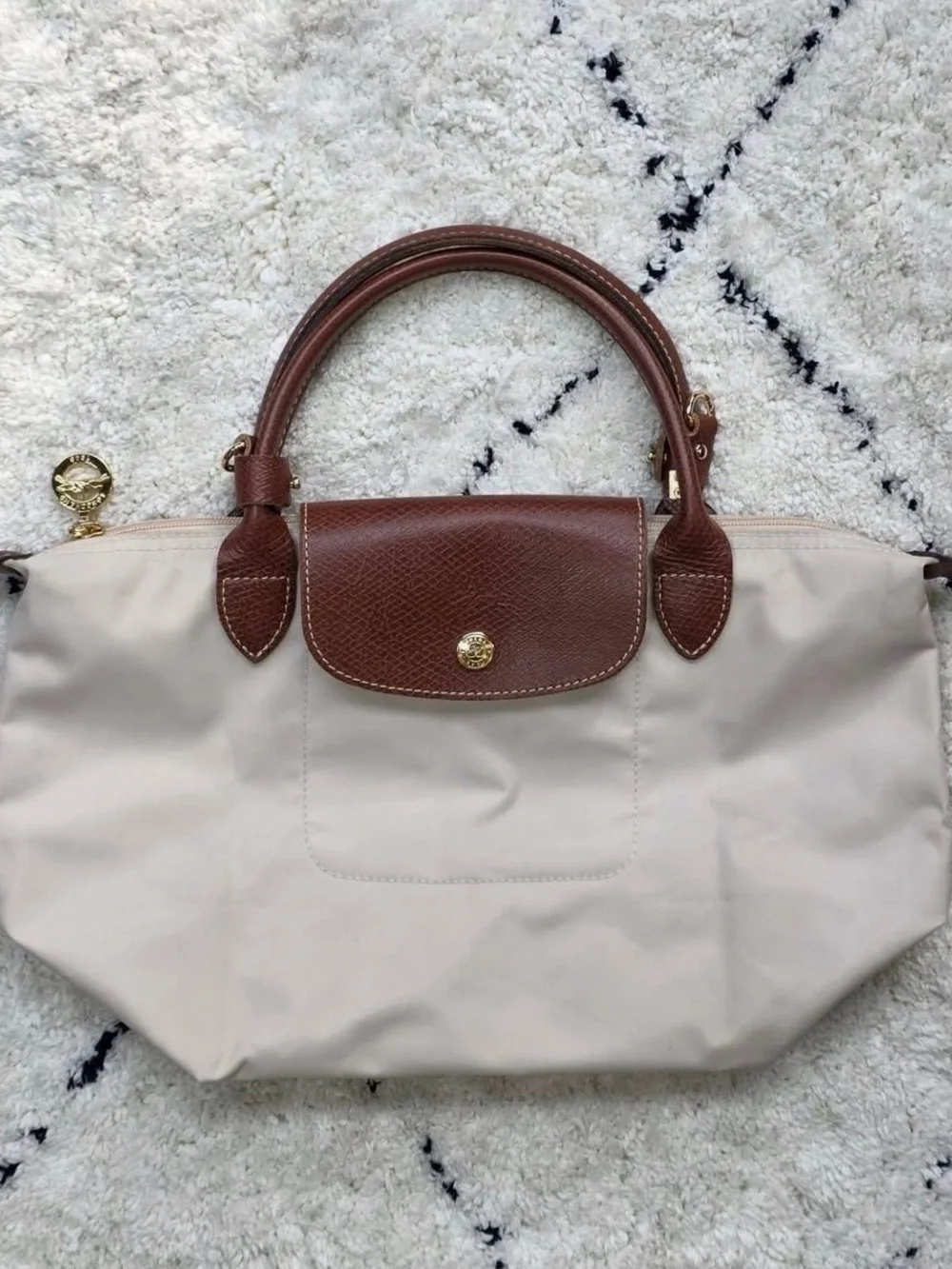 NWT Longchamp Le Pliage Small Top-Handle Tote